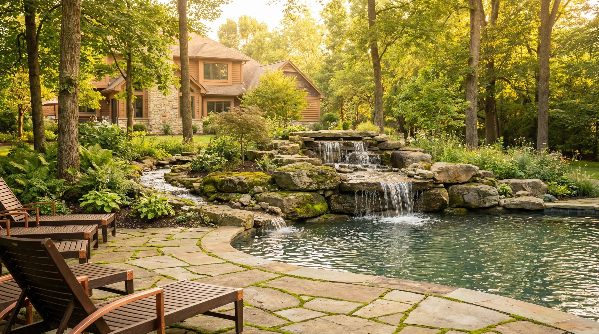 Pool installation in Gahanna, Ohio